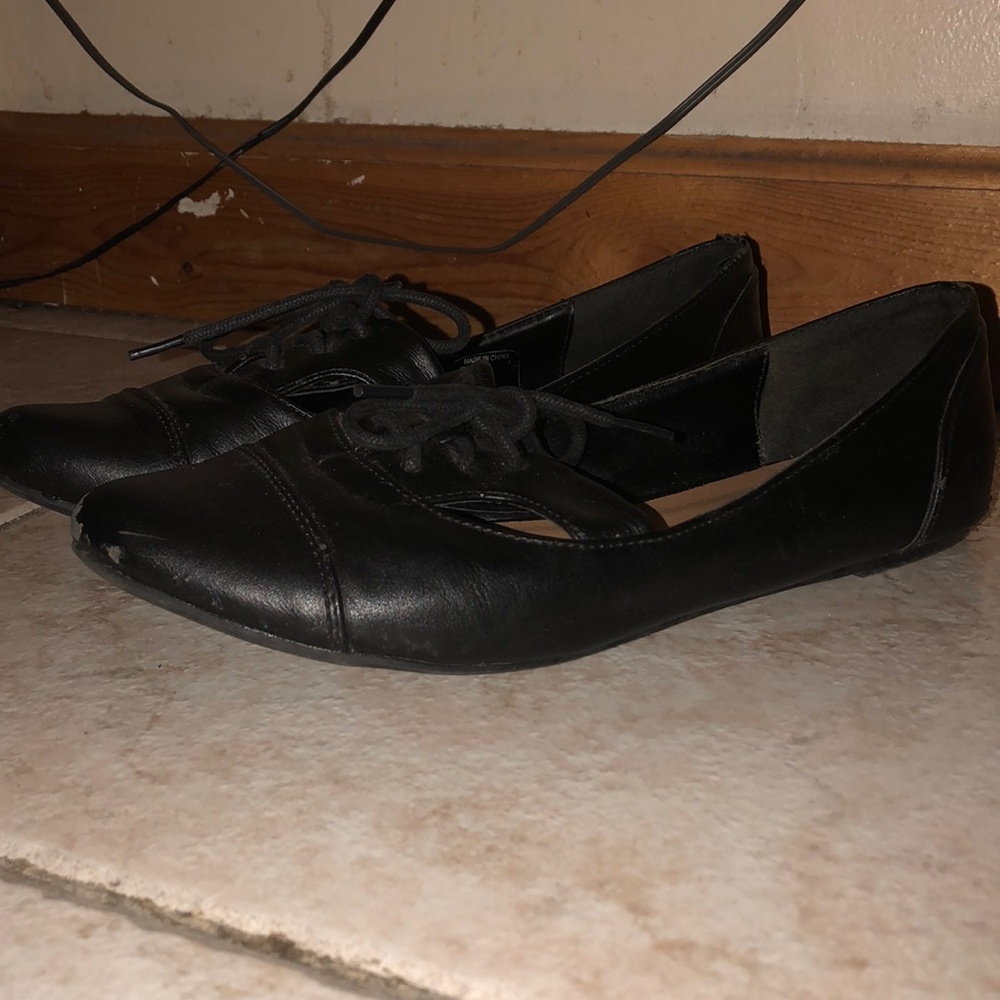 Black oxfords